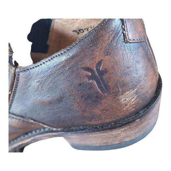 FRYE Women's Billy Shootie Western Boot Oiled Vintage Leather women's 7.5 Mexico - Picture 8 of 15